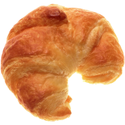 Croissant with cherries