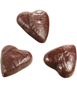 Gingerbread cookies in chocolate glaze