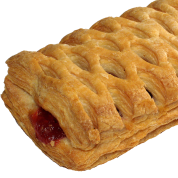 Puff with jam 