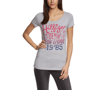 Tommy Hilfiger Denim Women's Lala Crew Neck Short Sleeve