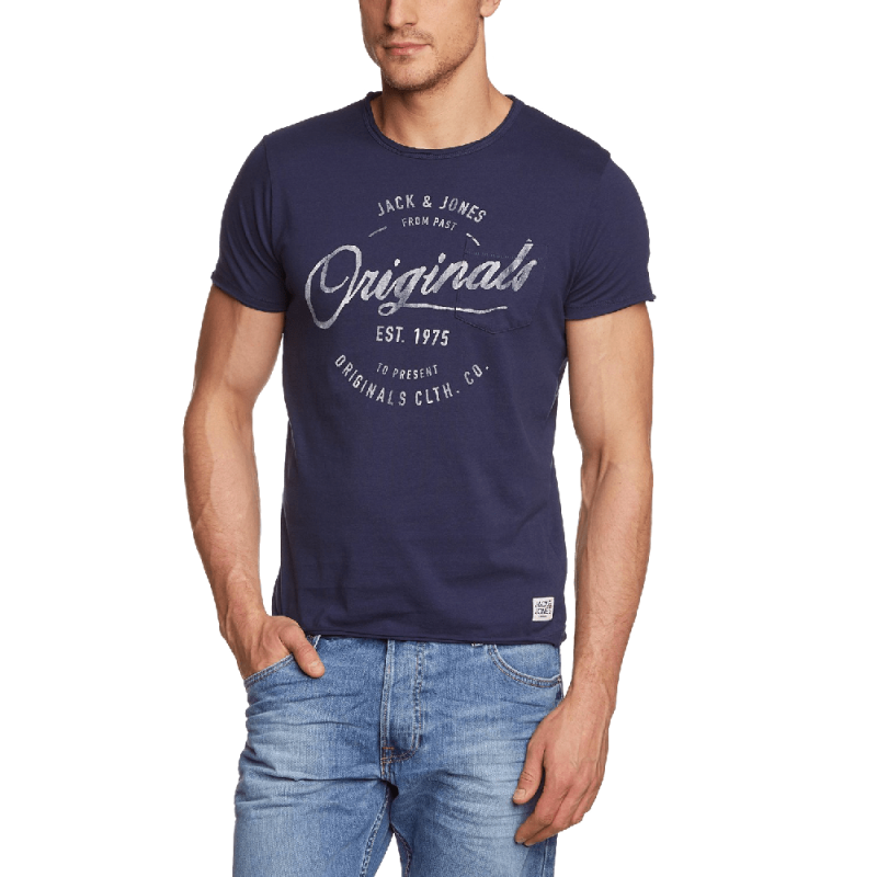 Jack & Jones Men's Short Sleeve 100 % Cotton