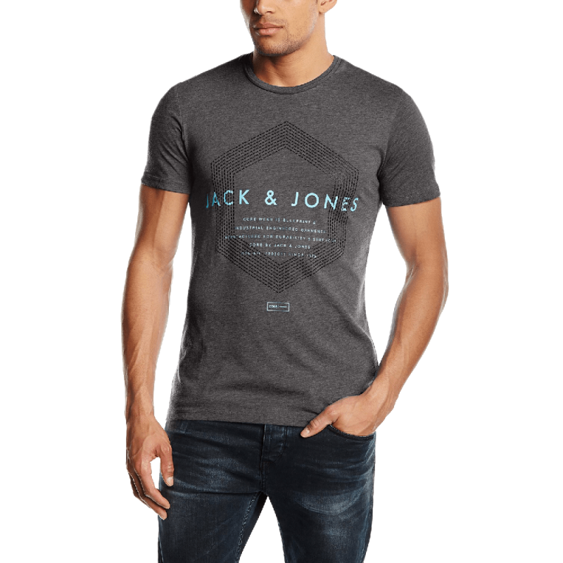 Jack & Jones Men's Crew Neck Short Sleeve