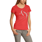 Mustang Women's Crew Neck Short Sleeve