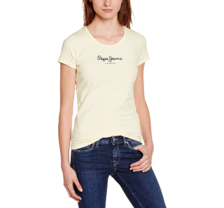 Pepe Jeans Women's Plain Short Sleeve