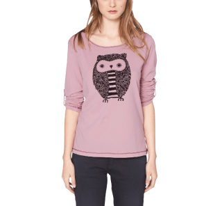 Oliver Women's Crew Neck Long Sleeve Long Sleeve Top
