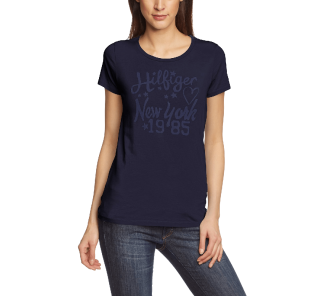 Tommy Hilfiger Women's Crew Neck Short Sleeve