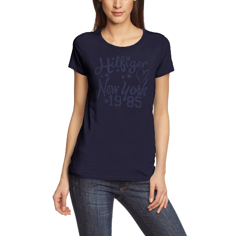 Tommy Hilfiger Women's Crew Neck Short Sleeve