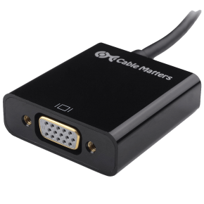 Cable Matters® Gold-Plated Active HDMI to VGA Adapter (Male to Female) with 3 Ft Micro USB Cable