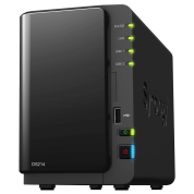 Synology DS214 DiskStation 2-Bay Pre-Configured Storage (NAS) 