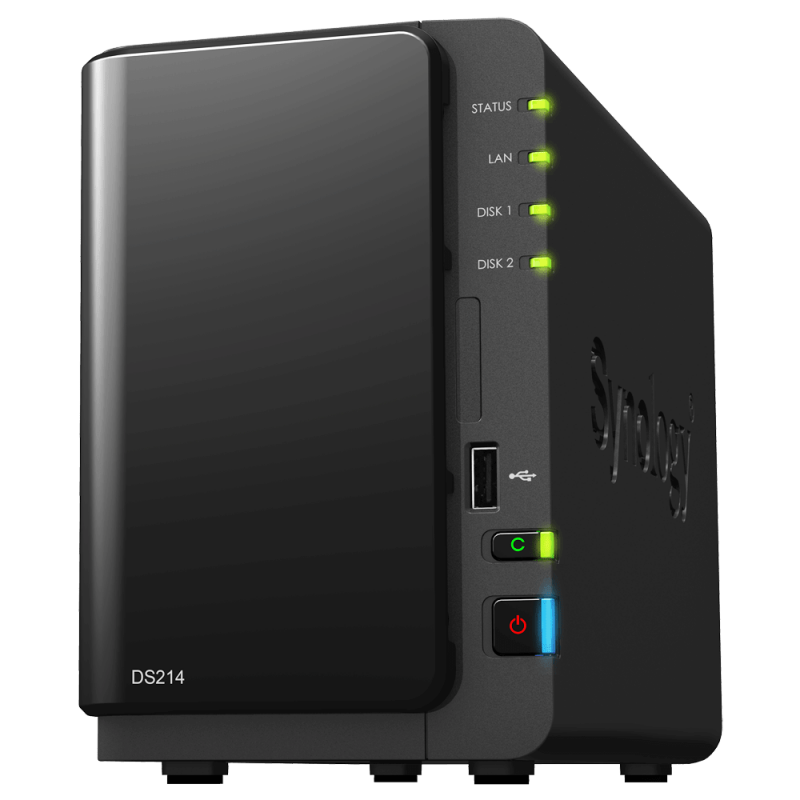 Synology DS214 DiskStation 2-Bay Pre-Configured Storage (NAS) 