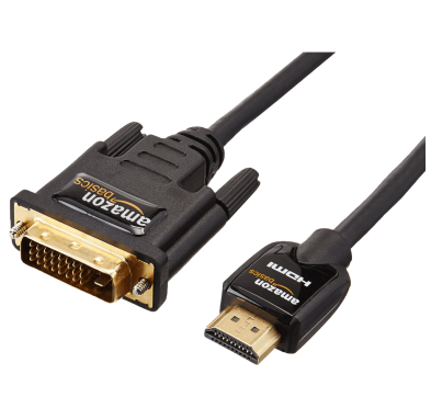 AmazonBasics HDMI to DVI Adapter Cable - 6 Feet 