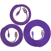 3 6 10Ft 8 Pin to USB Extended SUPER HEAVY DUTY Charging and Sync Cable Cords Charger Wire