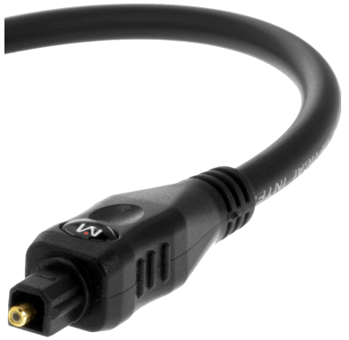 Mediabridge Toslink Cable (6 Feet) - Optical Digital Audio Cable