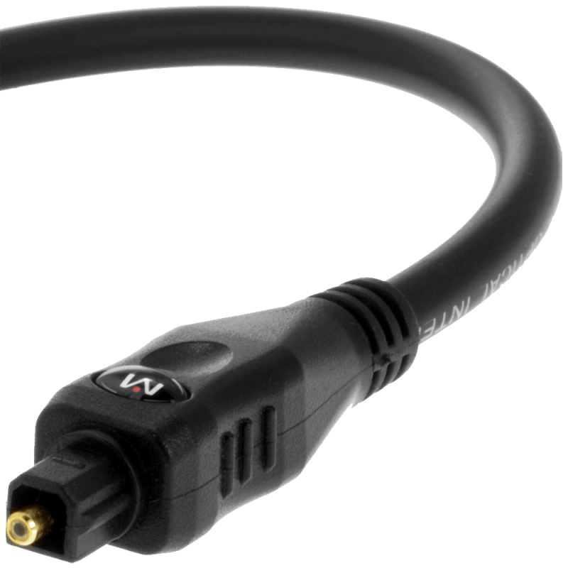 Mediabridge Toslink Cable (6 Feet) - Optical Digital Audio Cable