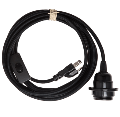 Swag Light - Hanging Pendant Light Cord Kit by Color Cord Company