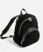 Faux Fur Finish Backpack