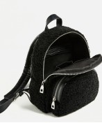 Faux Fur Finish Backpack