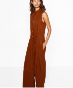 Gathered Waist Jumpsuit