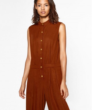 Gathered Waist Jumpsuit