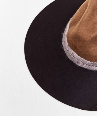 Interwoven Two-Tone Hat