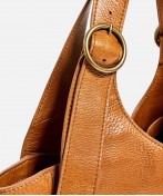 Leather Tote With Buckles