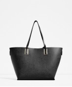Metallic Detail Tote Bag