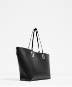 Metallic Detail Tote Bag