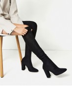 Over The Knee Stretch High Heel Boots