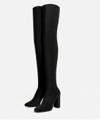 Over The Knee Stretch High Heel Boots