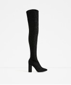 Over The Knee Stretch High Heel Boots