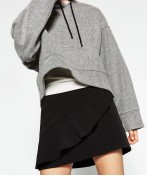 Skirt With Asymmetric Frill