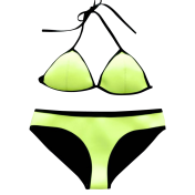 Diving Suit Material-neoprene Bikini Set Swimsuit Swimwear