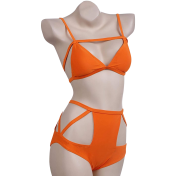 FINEJO Women's Sexy Push Up Bandage Bikini Set