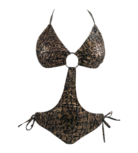 Marina West Women's Triangle Top Monokini Swimsuit
