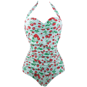 Cocoship 50s Retro Vintage Swimwear Monokinis