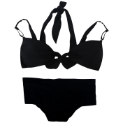 Women Vintage Sexy Push Up Padded Swimsuit Bikini