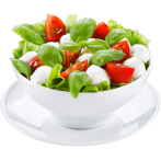 Fresh organic salad veg
