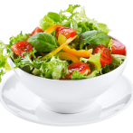 Fresh organic salad veg