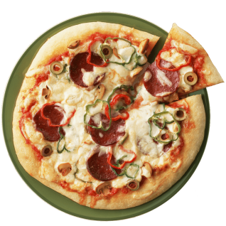 Pizza with peppers 