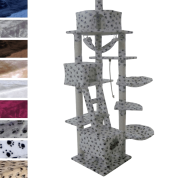 Leopet® KBD010 2beige Cat Tree Scratching Post Kitten Climbing Exercise Activity Centre Sisal Leight ca.230cm