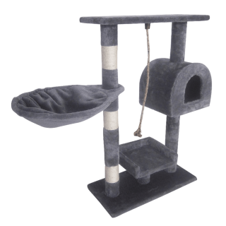 Leopet® KBM001 2grau Cat Tree Scratching Post Kitten Climbing Exercise Activity Centre Sisal
