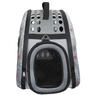 Petown Soft sided Pet Carrier pet Carriers Airline Approved with Foldable and Washable (Gray) 