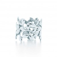 Olive leaf band ring