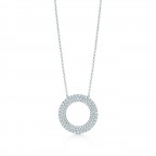 Three-row circle pendant