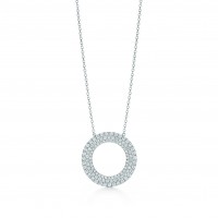 Three-row circle pendant
