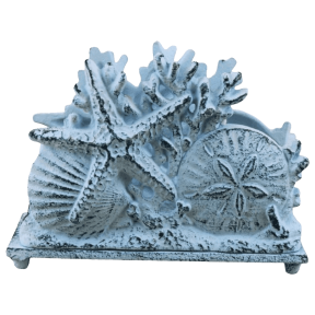 Cast Iron Seashell Napkin Holder