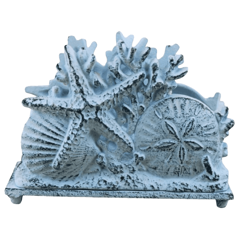 Cast Iron Seashell Napkin Holder