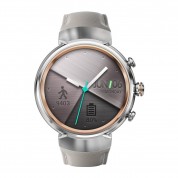 ASUS ZenWatch 3 Smartwatch (Silver Casing-Beige Leather Band)