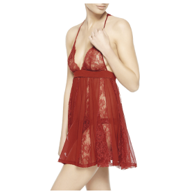 Tearose Babydoll With Briefs