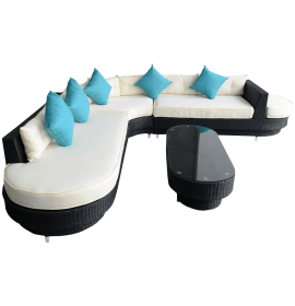 Outsunny 4-Piece Deluxe Outdoor Furniture Set